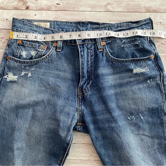 Levi’s 512 slim fit  distressed jeans 31x32 - Picture 3 of 5